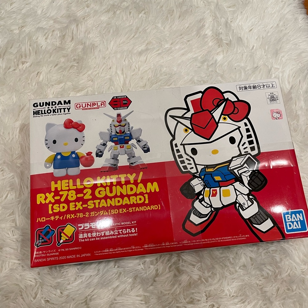 Hello kitty gundam brand new unopened box